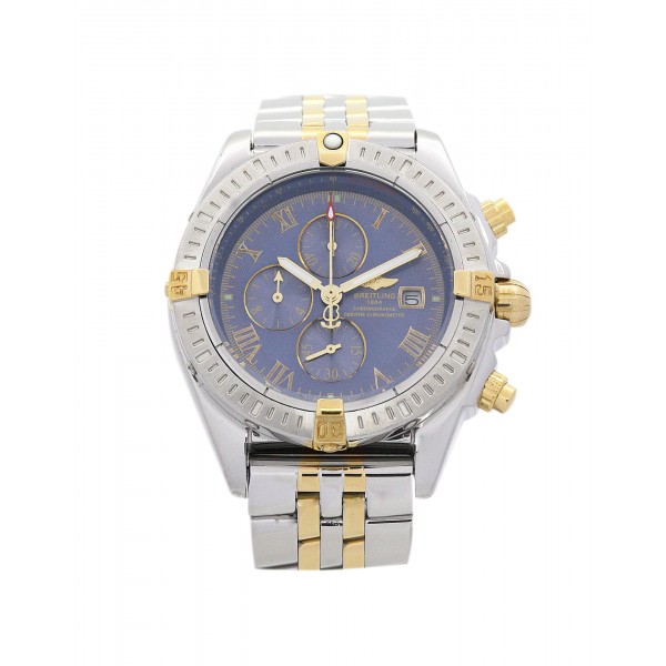 UK Steel & Yellow Gold Breitling Replica Chronomat -43.7 MM