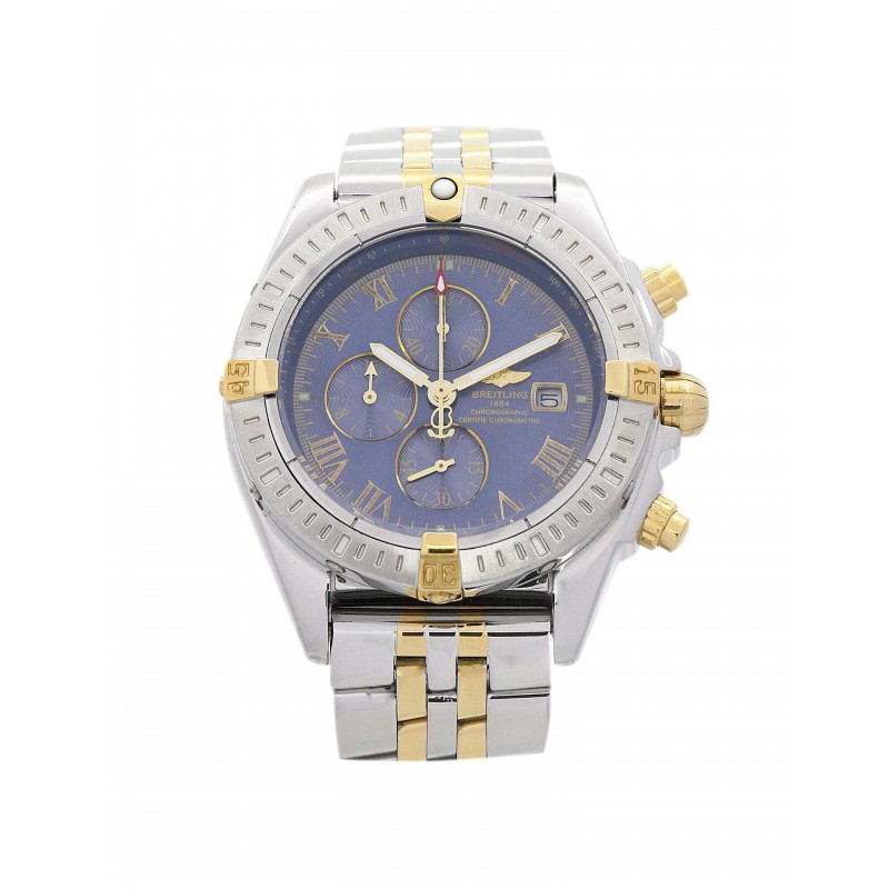 UK Steel & Yellow Gold Breitling Replica Chronomat -43.7 MM