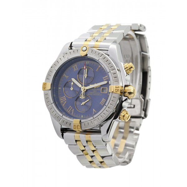 UK Steel & Yellow Gold Breitling Replica Chronomat -43.7 MM