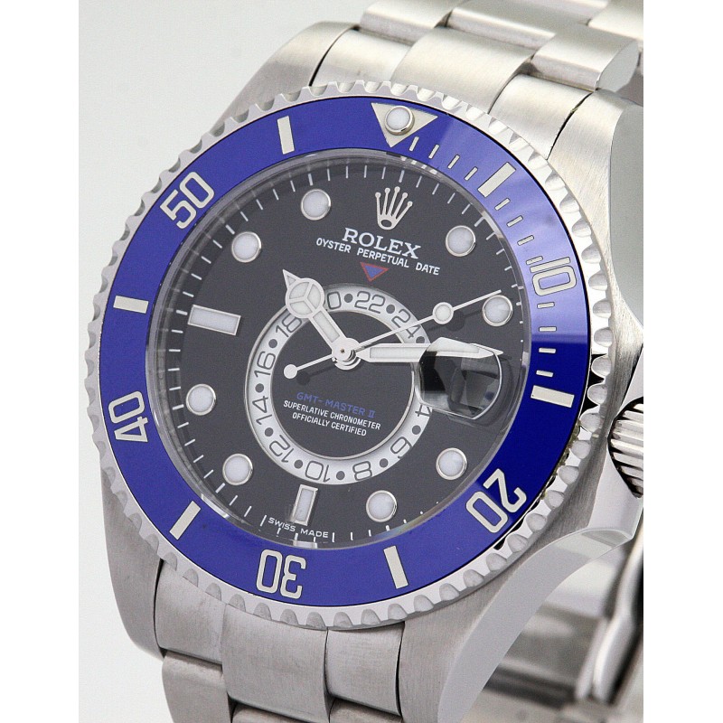 UK Blue Steel Rolex Replica GMT Master 16720-40