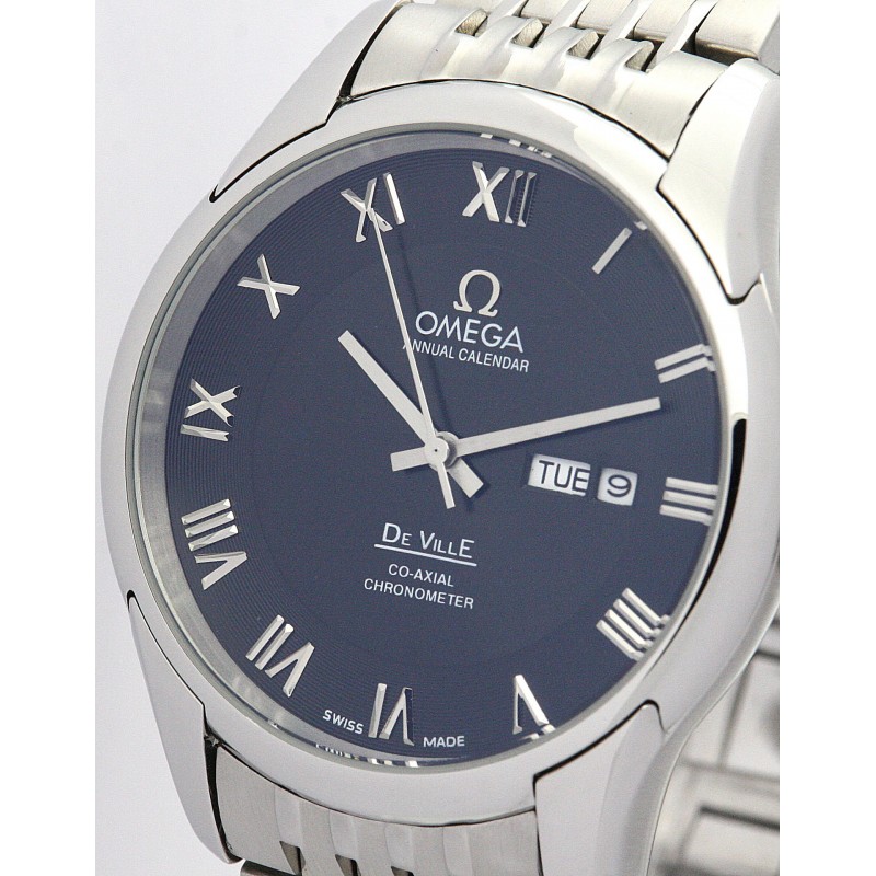 UK Steel Omega Replica De Ville Hour Vision-41 MM