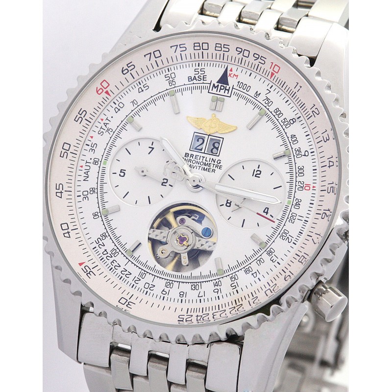 UK Steel Breitling Replica Navitimer World A24322-46 MM