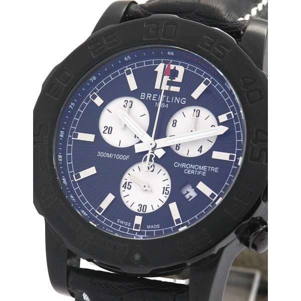 UK Black Steel Breitling Replica Chronomat-40 MM