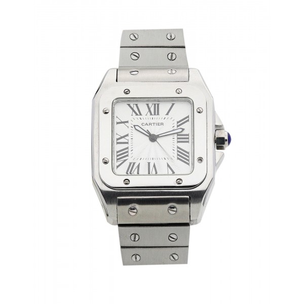 UK Steel Cartier Replica Santos 100 W20073X8-41 MM