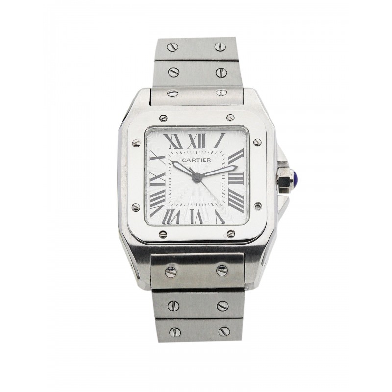 UK Steel Cartier Replica Santos 100 W20073X8-41 MM