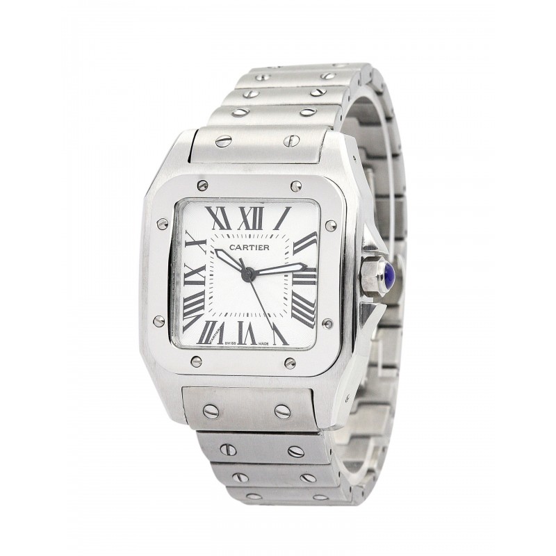 UK Steel Cartier Replica Santos 100 W20073X8-41 MM